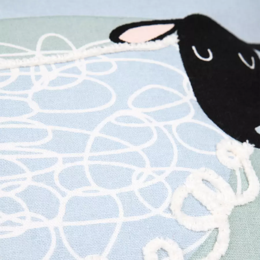 Coussin rectangulaire enfant Tom Vert