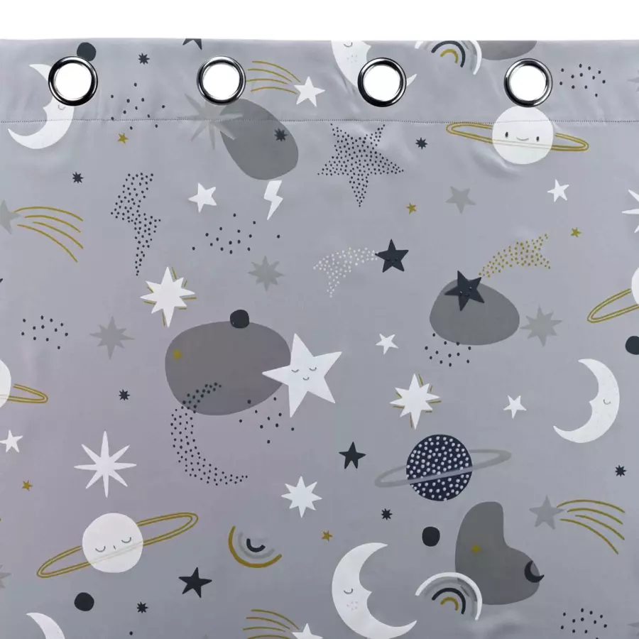 Cortina opaca (140 x 260 cm) Moonlight Gris 5