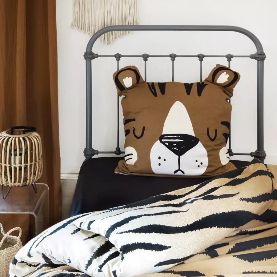 Funda Nórdica y una funda para almohada infantil en algodón (140 cm) Diego Marrón 5