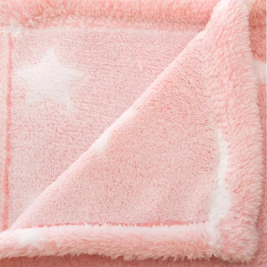 Plaid polaire (150 cm) fosforescente Voie lactée Rosa 4