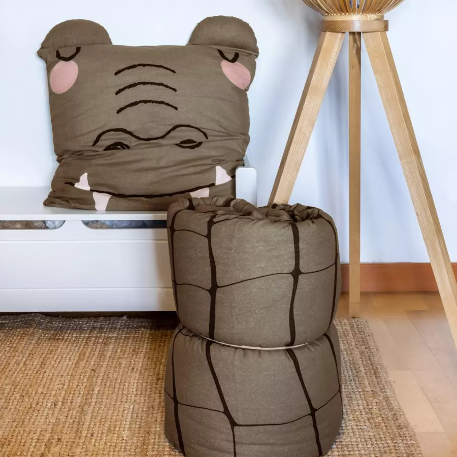 Funda Nórdica y una funda para almohada infantil en algodón (140 cm) Ali Verde 4