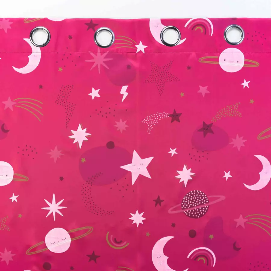 Cortina opaca (140 x 260 cm) Moonlight Rosa fuchsia 5