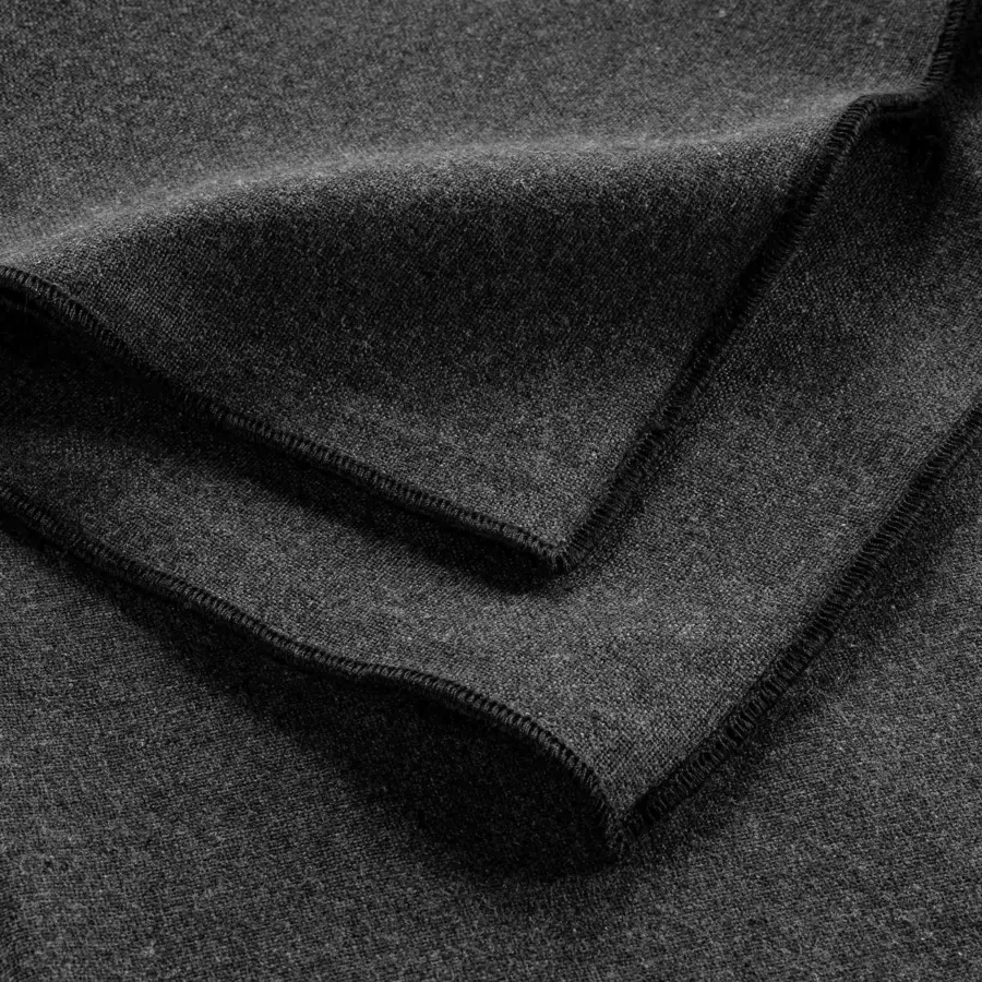 Lot de 3 serviettes coton recyclé Mistraline Gris anthracite 4