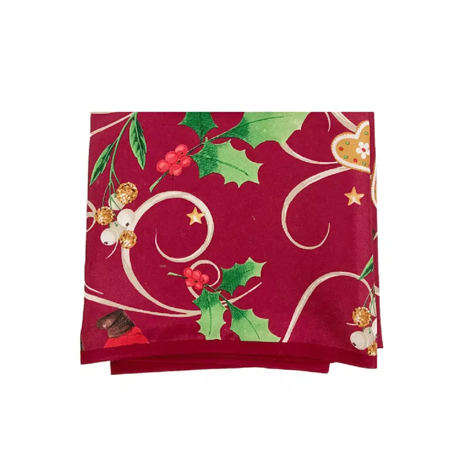Nappe antitache Père noël L240 cm Rouge 4