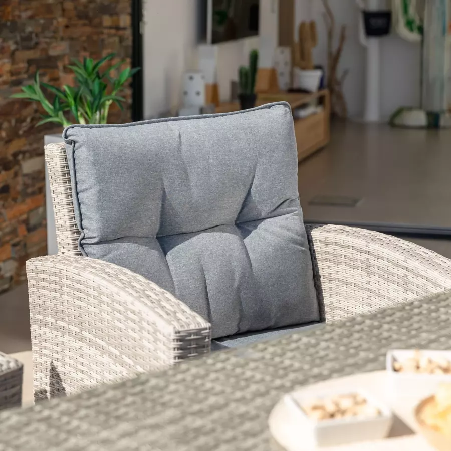 Conjunto comedor de exterior Tivoli Gris - 7 plazas 4