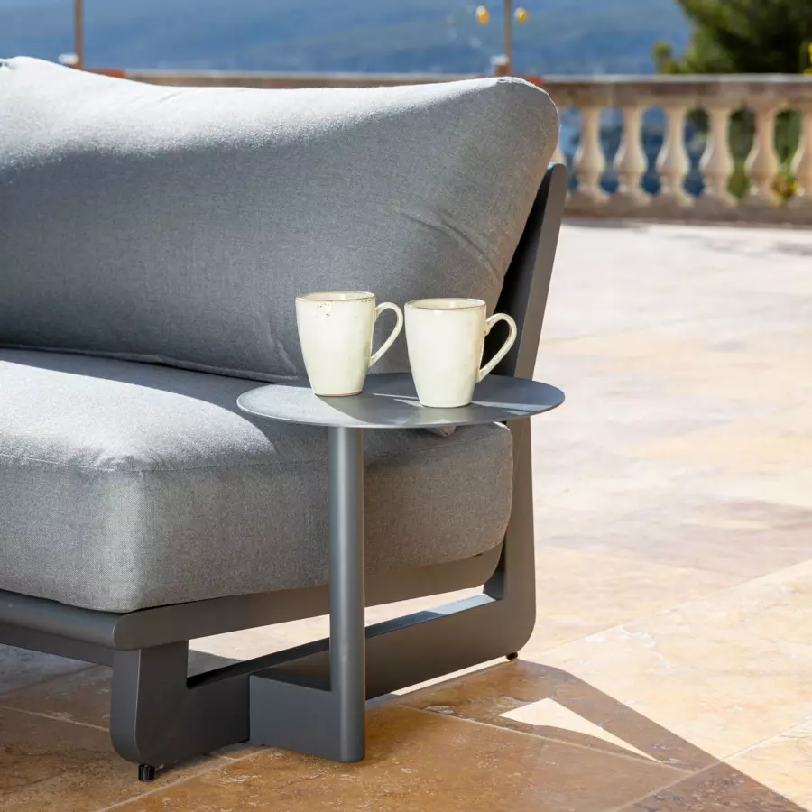 Salon de jardin Long Beach Anthracite - 7 places 5