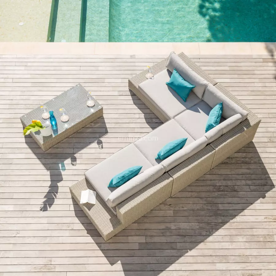 Fauteuil de jardin Palma - Gris 4