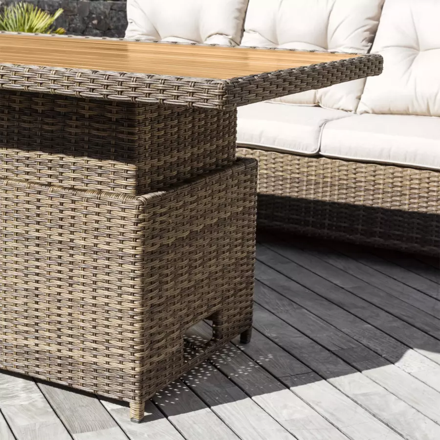 Loungeset Tivoli Up and down Naturel/beige - 7 zitplaatsen 4