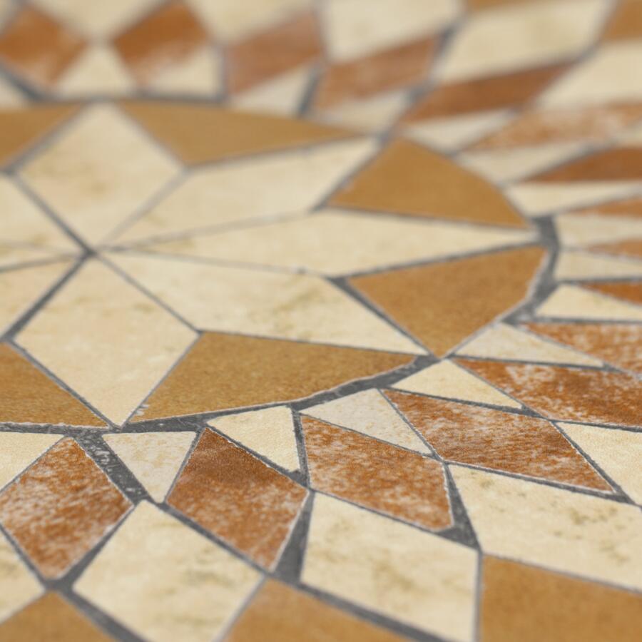 Mesa bistro Andorra mosaico marrón 4