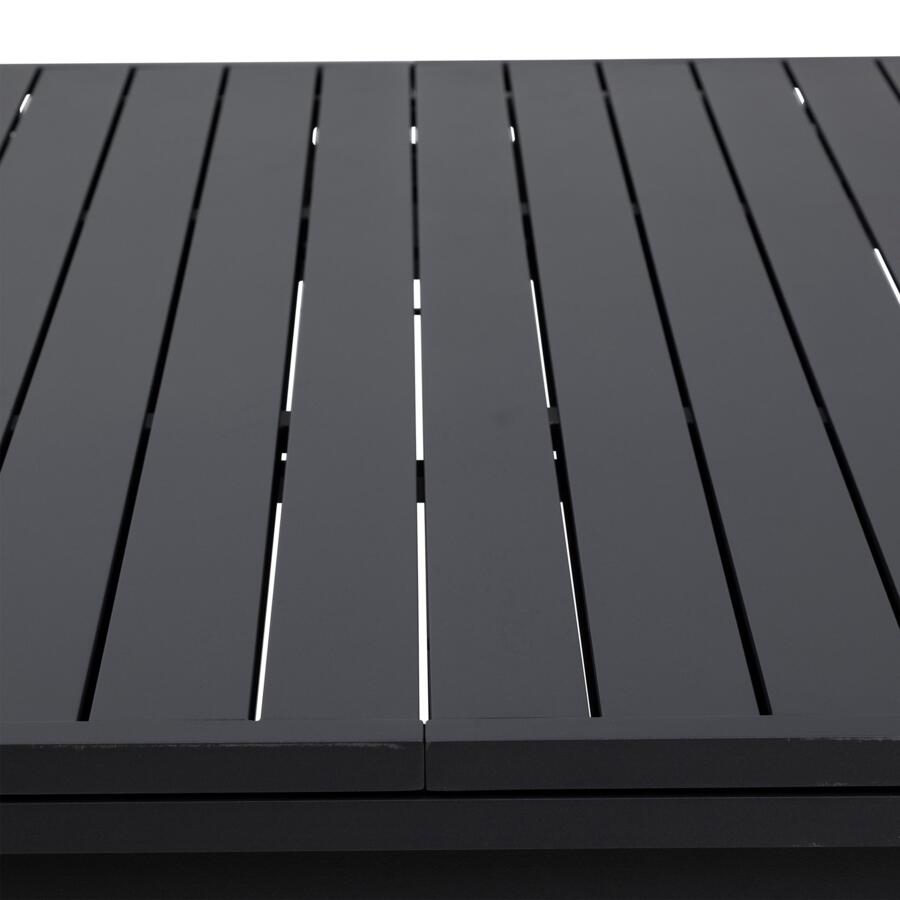 Table de jardin extensible 10 places Aluminium Paradize (255 x 120 cm) - Gris Graphite 5
