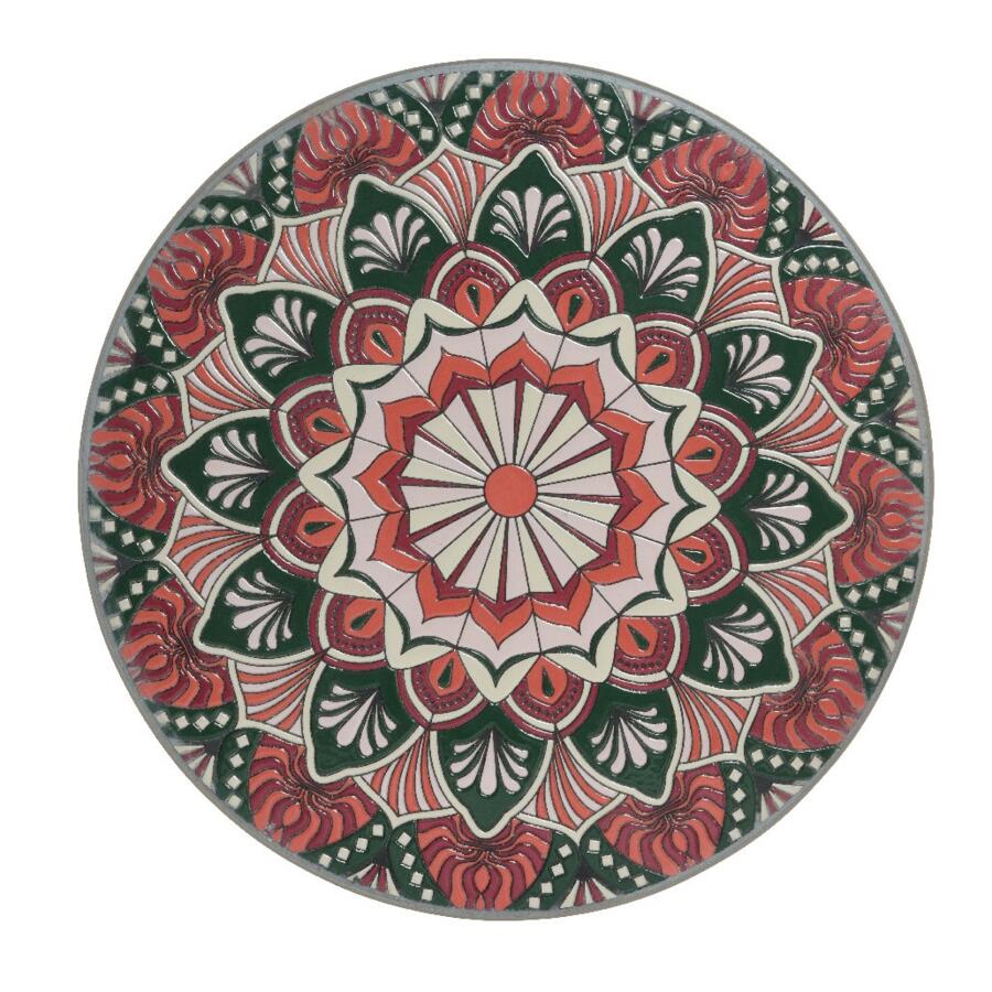 Bistrostoel mozaiek Narbonne Taupe/Roze 4