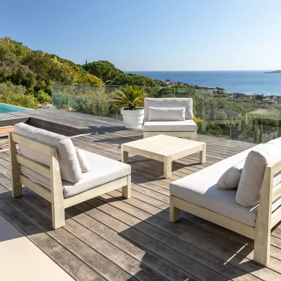 Fauteuil de jardin Borneo - Sable 5