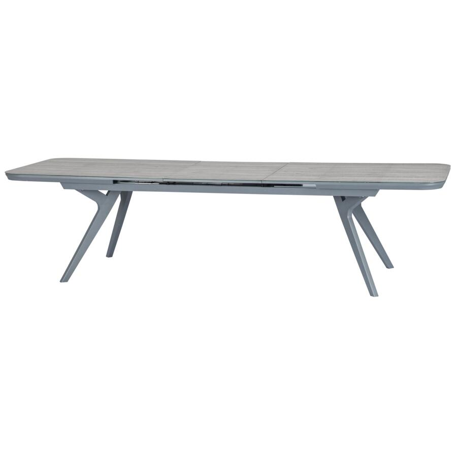 Tavolo da giardino estensibile Alluminio  Pulpy (299 x 100 cm) -  Grigio 5