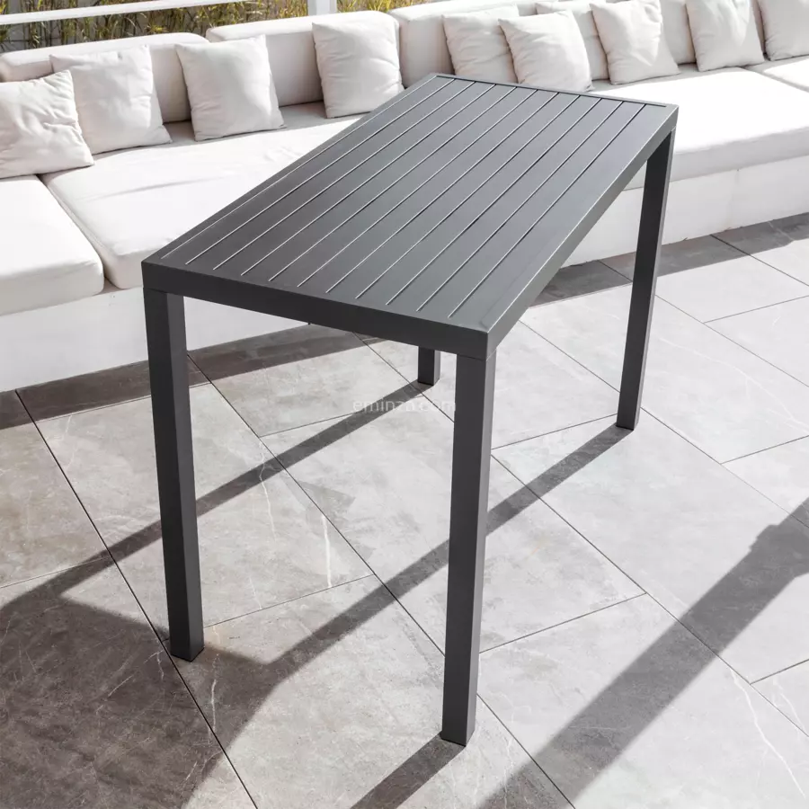 Mesa alta Aluminio Murano - Gris Antracita 4