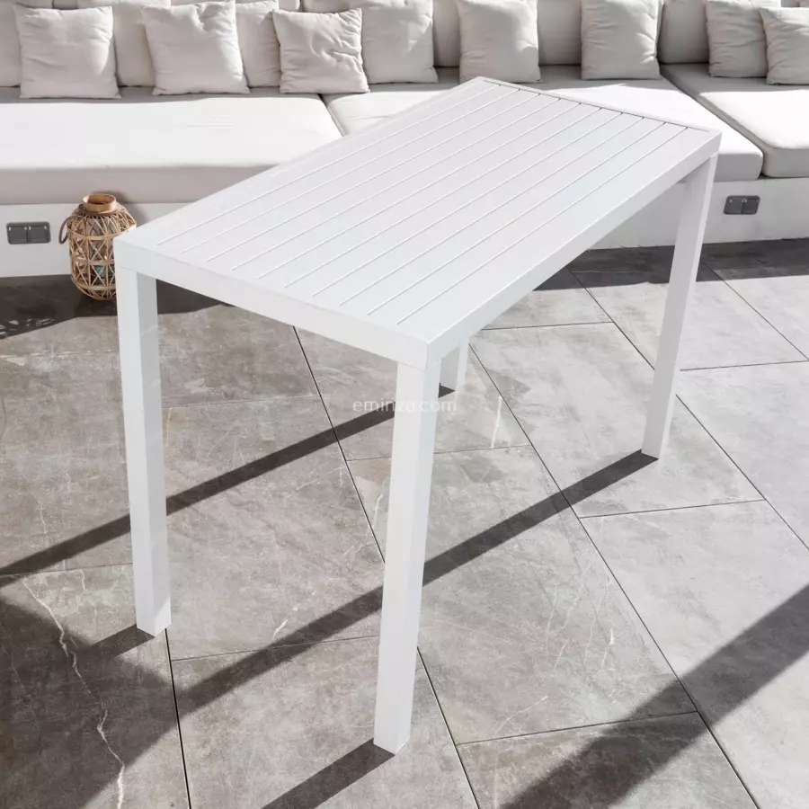Mesa alta Aluminio Murano - Blanco 4