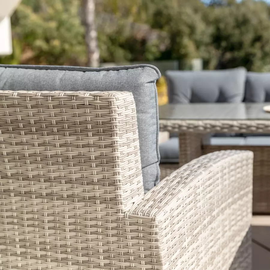 Sillón de jardín con reposabrazos Tivoli - Gris 4