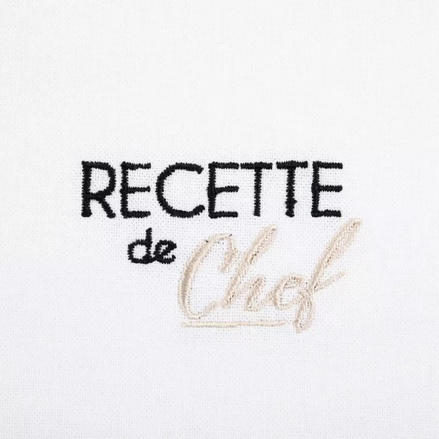 Lot de 2 serviettes coton Duo Beiges 5
