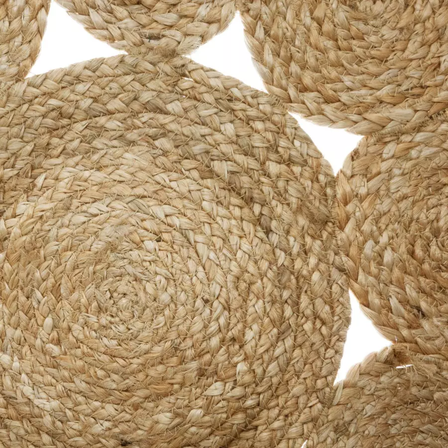 Juteteppich (D80 cm) Giusti Naturfarben 5