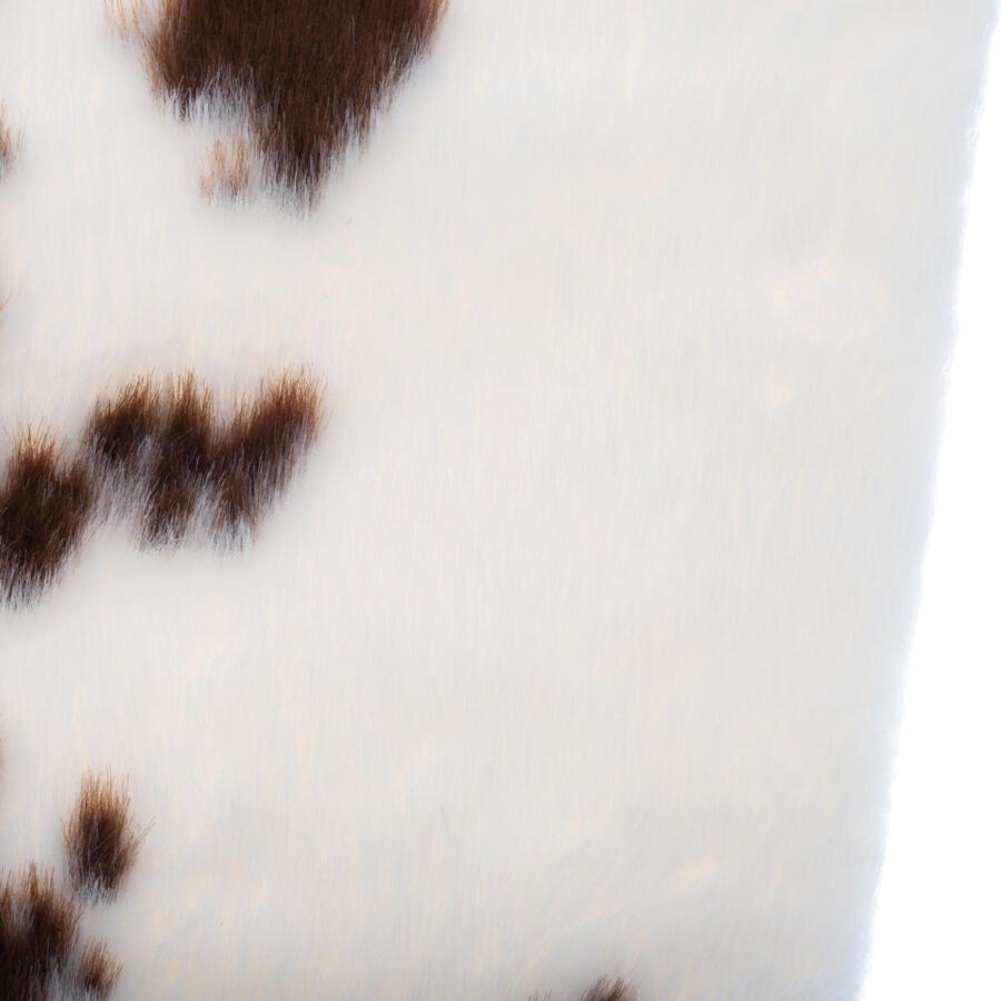 Vloerkleed imitatie koeienhuid (100 cm) bruin gevlekt 5