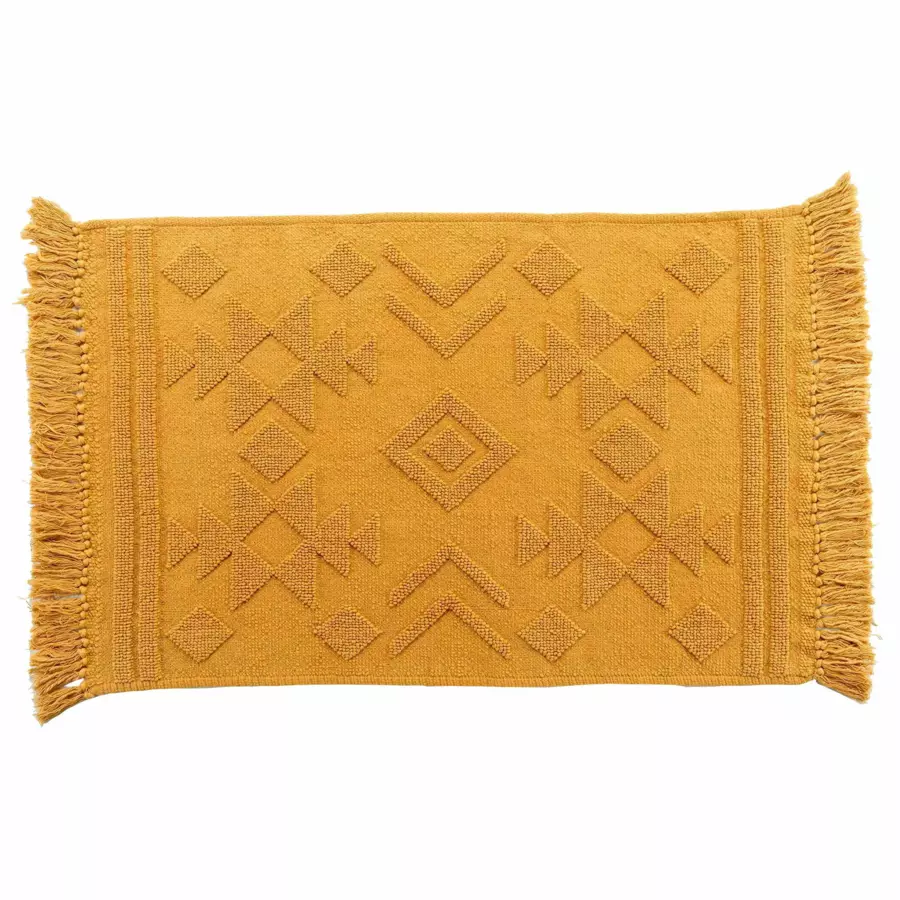 Alfombra en algodón (90 cm) Cilaos Amarillo azafrán 4