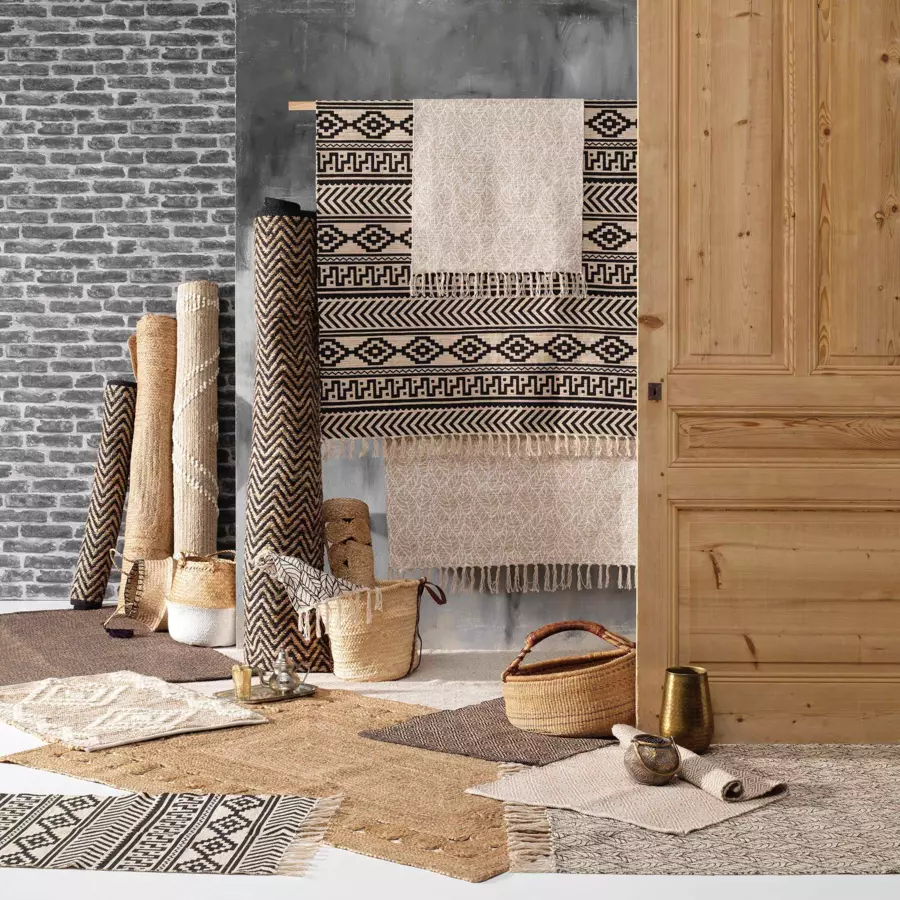 Alfombra yute (170 cm) Floty Beige 4