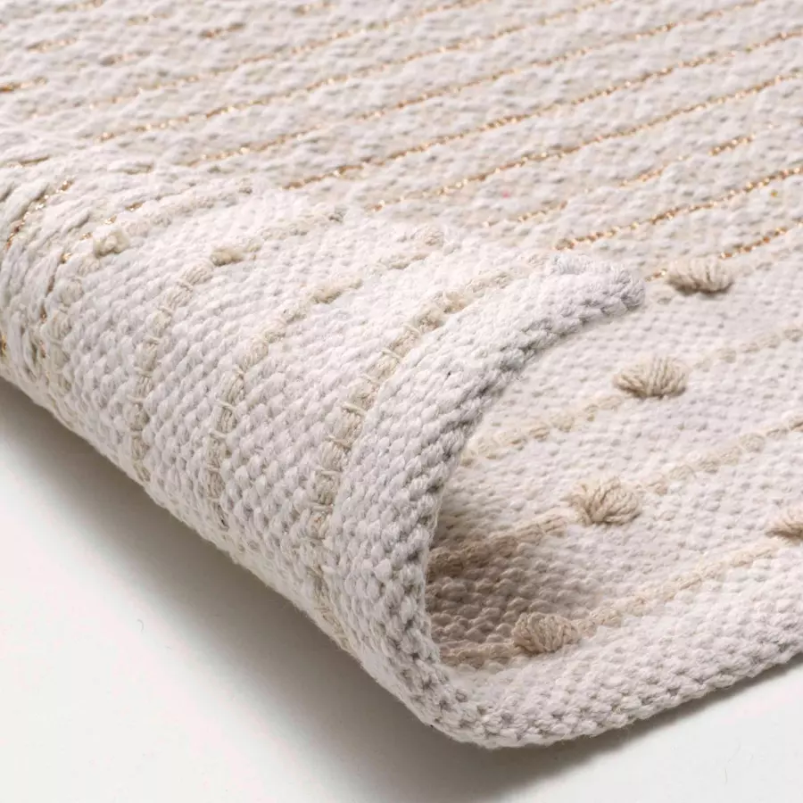Tapis de salon (90 cm) Artemis Ecru