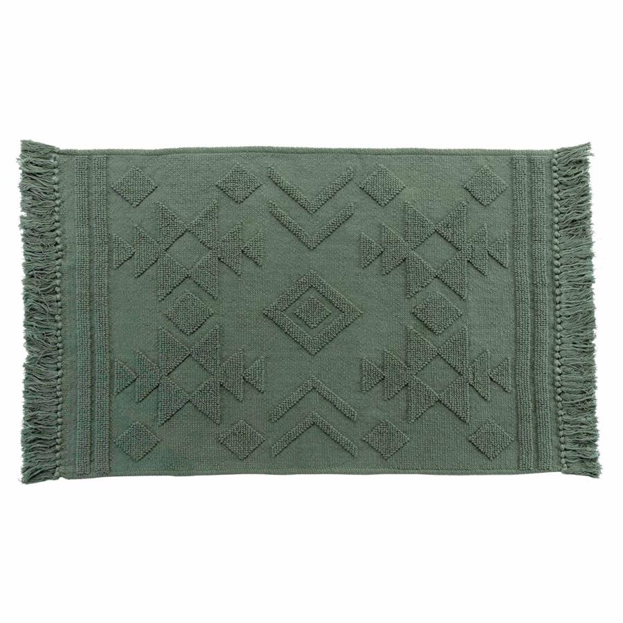 Katoenen tapijt (90 cm) Cilaos Kaki groen 4