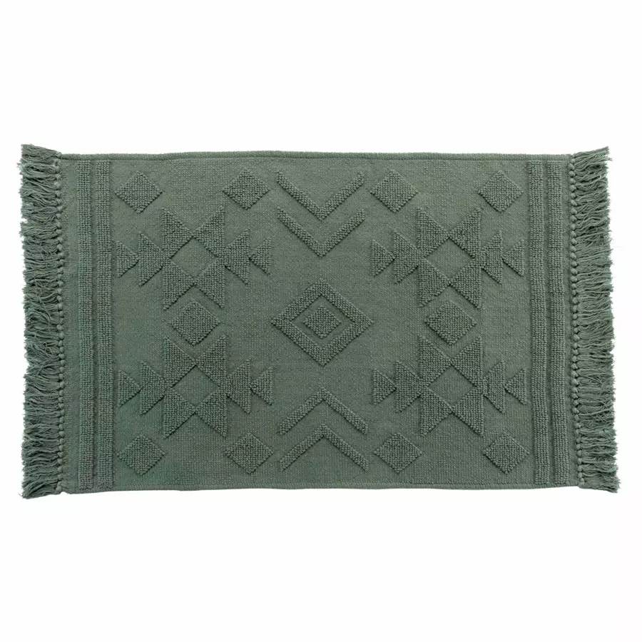 Tapis coton (90 cm) Cilaos Vert kaki 4