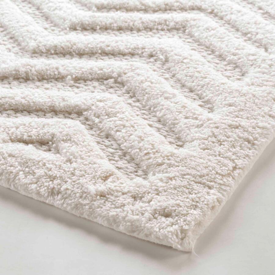 Tapis de bain coton (80 cm) Angelis Blanc