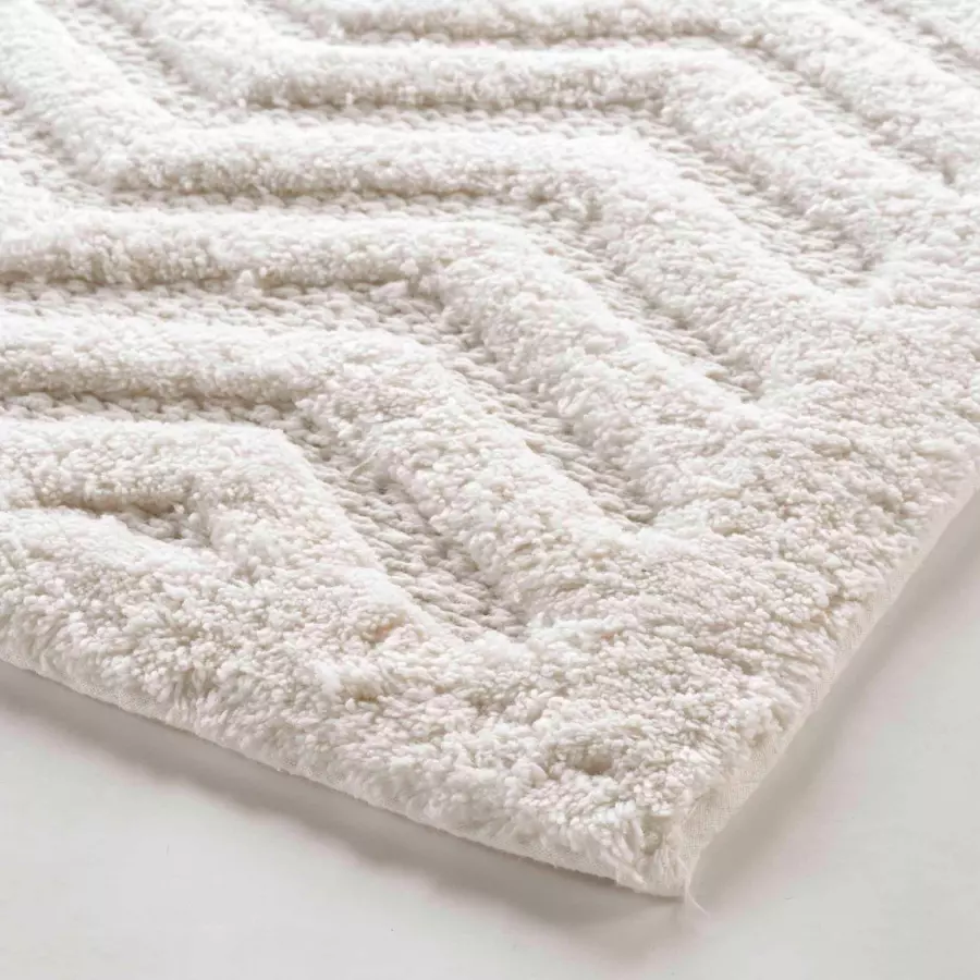 Tapis de bain coton (80 cm) Angelis Blanc