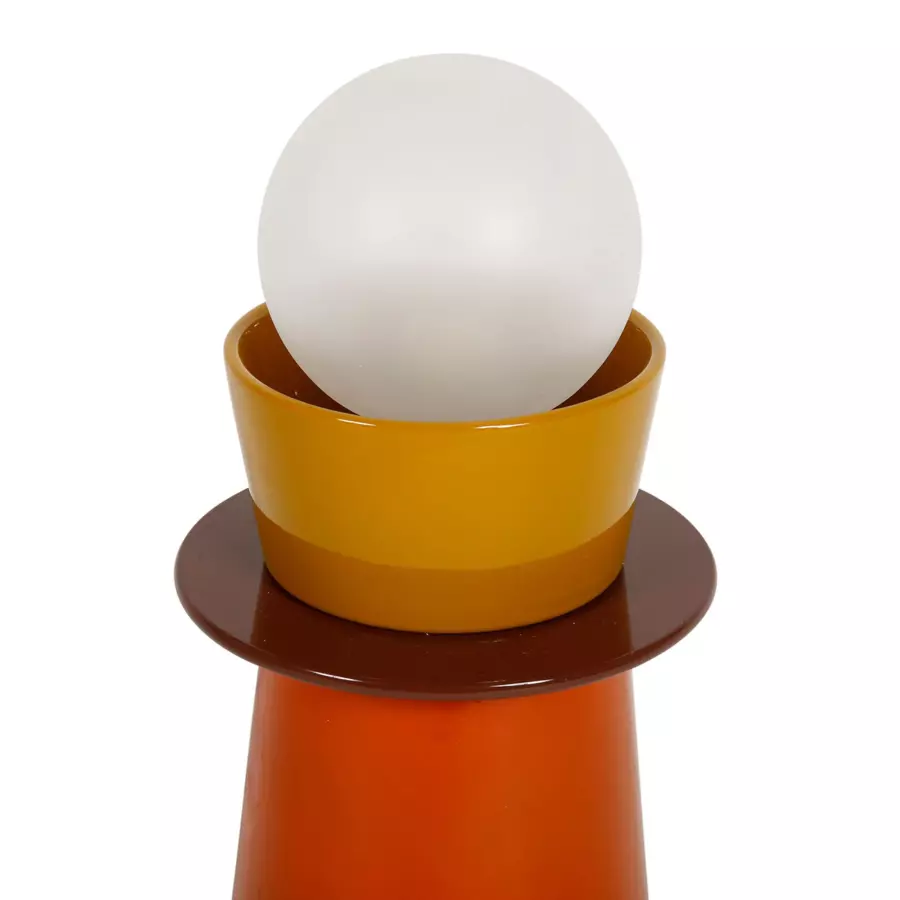 Lámpara de mesa Kendama Naranja 4