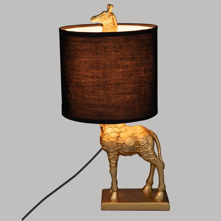 Tafellamp Giraf Goudkleurig 4