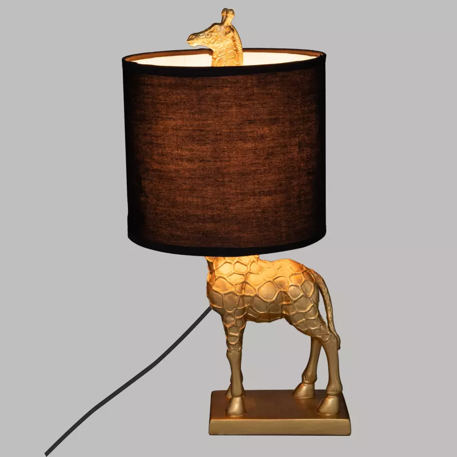 Lampe à poser Girafe Dorée 4