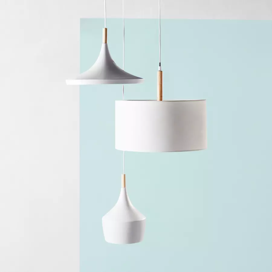 Lámpara de techo Vela Blanco 5