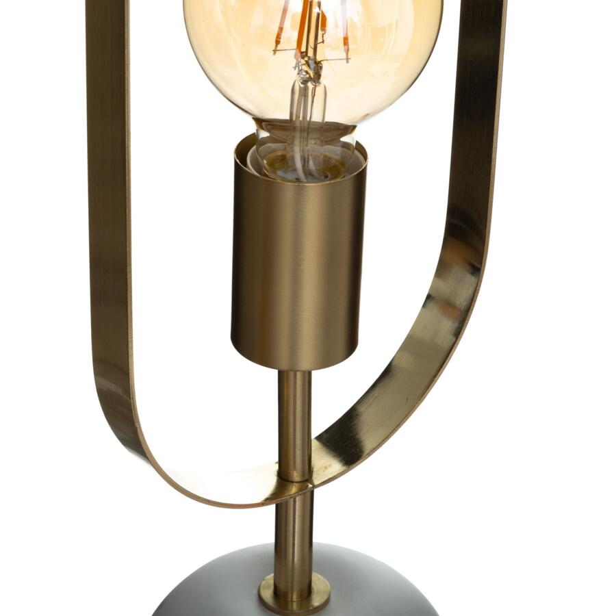 Lámpara  de mesa bambú Edi Oro 4