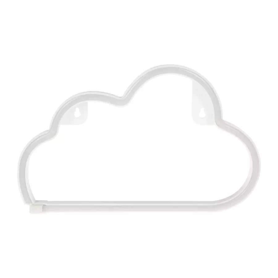 Panel luminoso neón Nuage Blanco a pilas 4