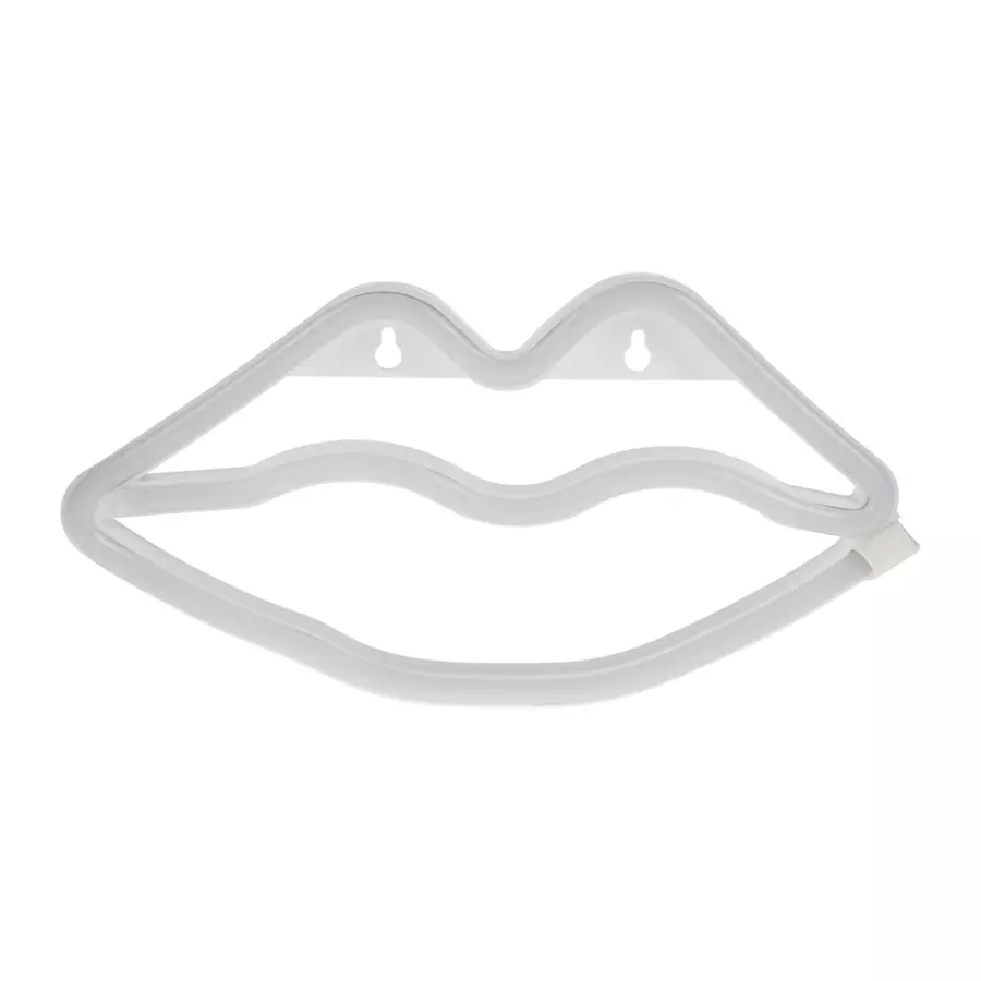 Enseigne lumineuse néon Bouche Rouge à piles 4