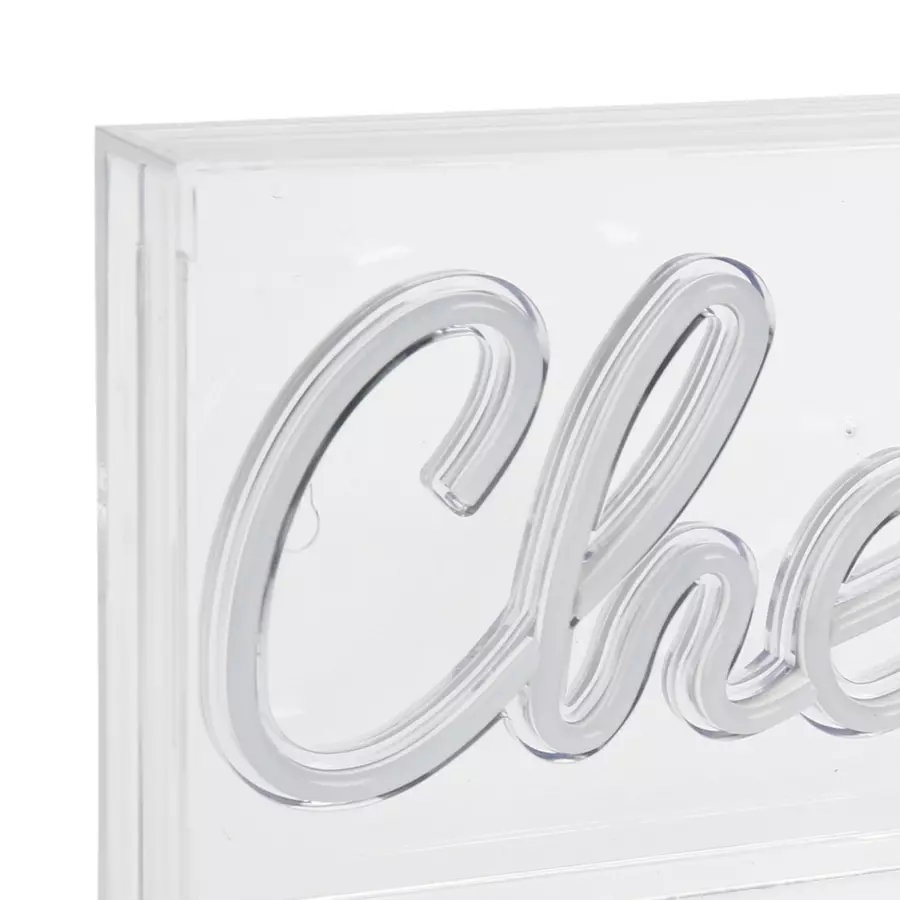 Panel luminoso neón Cheers Blanco USB 4