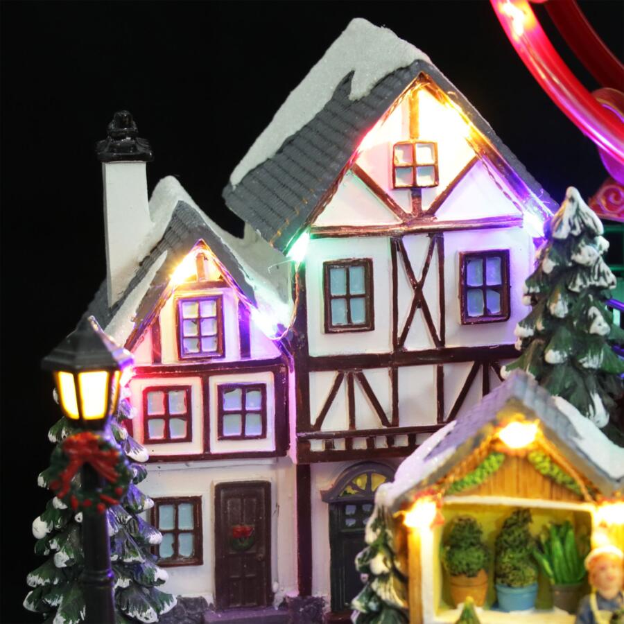 Pueblo de Navidad luminoso y musical Strasbourg 5