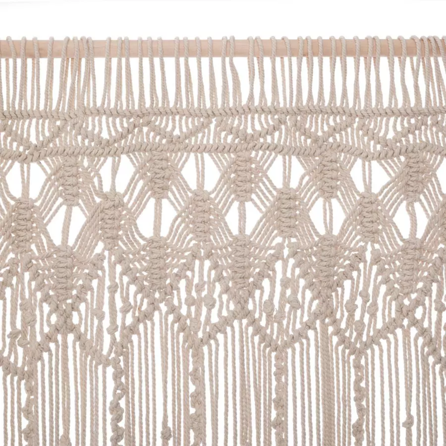 Tenda a fili (90 x 200 cm) Macram Beige 4
