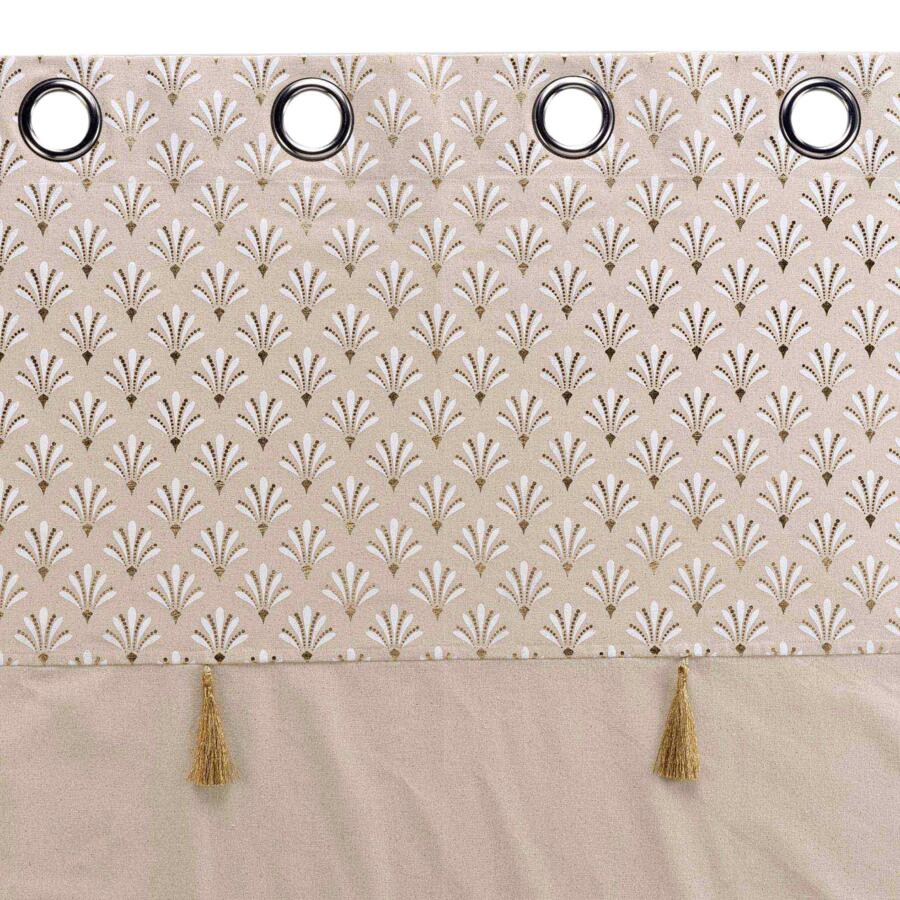 Rideau coton (140 x 240 cm) Rafina Beige 4