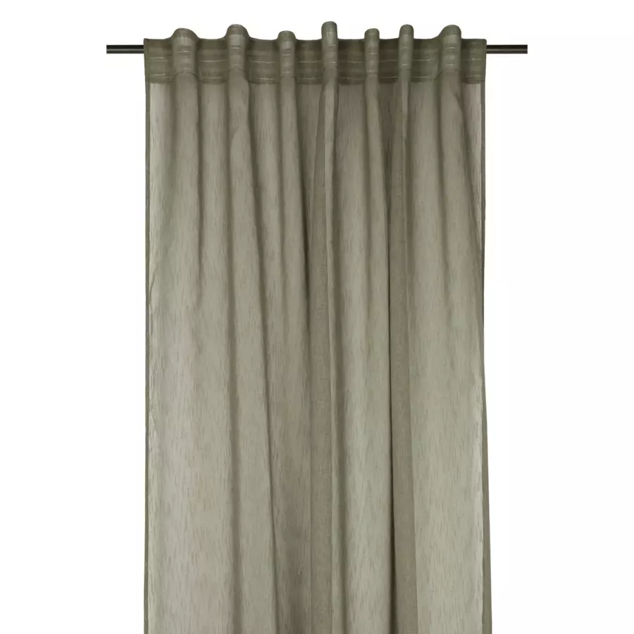 Voilage galon fronceur (140 x 260 cm) Derby Vert kaki 4