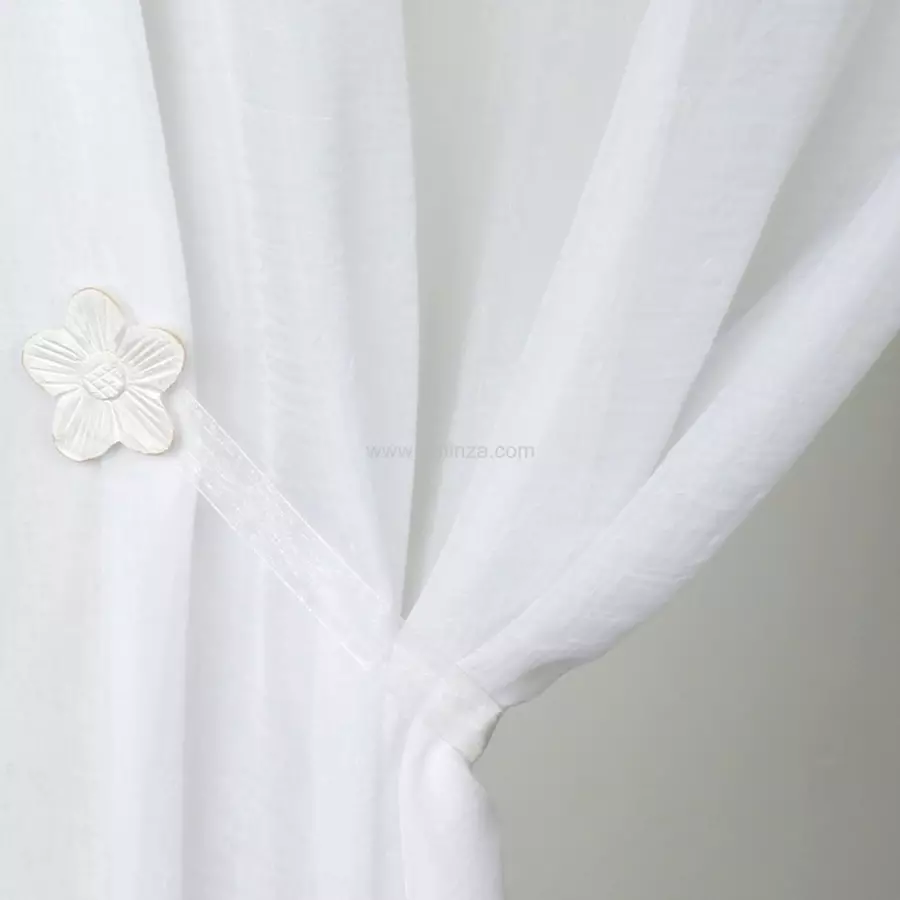 Visillo (140 x Al240 cm) Paloma Blanco 4