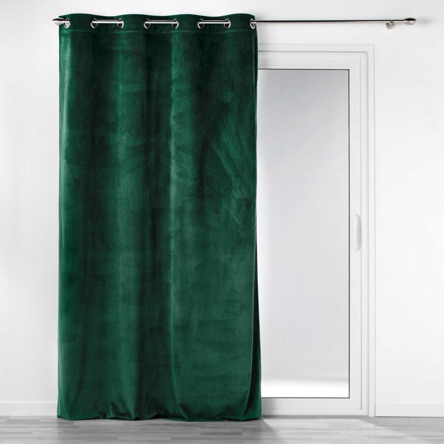 Cortina  semi-opaca(140 x 260 cm) Casual Verde obscuro 4