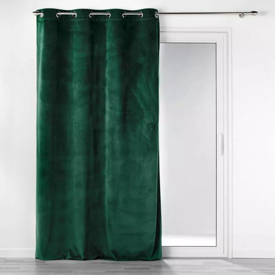 Cortina  semi-opaca(140 x 260 cm) Casual Verde obscuro 4