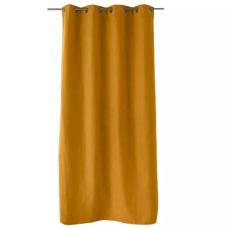 Cortina opacas aislante (135 x 240 cm) Nordica Amarillo mostaza 5
