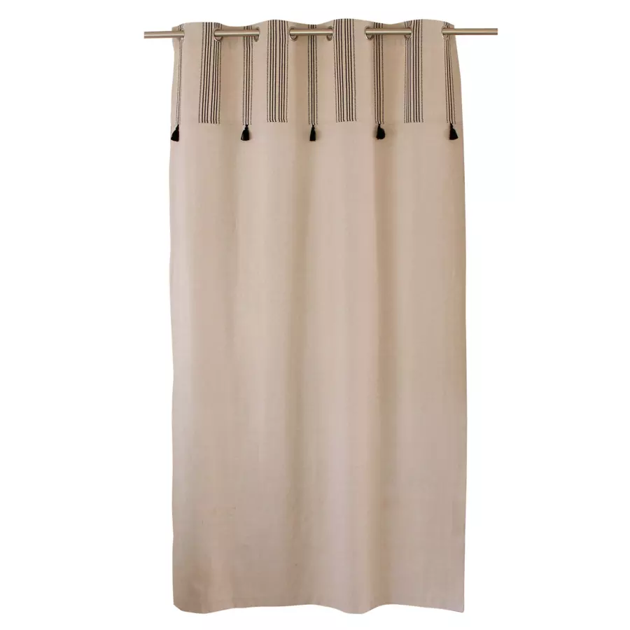 Rideau coton recyclé (140 x 240 cm) Linea Ecru 4