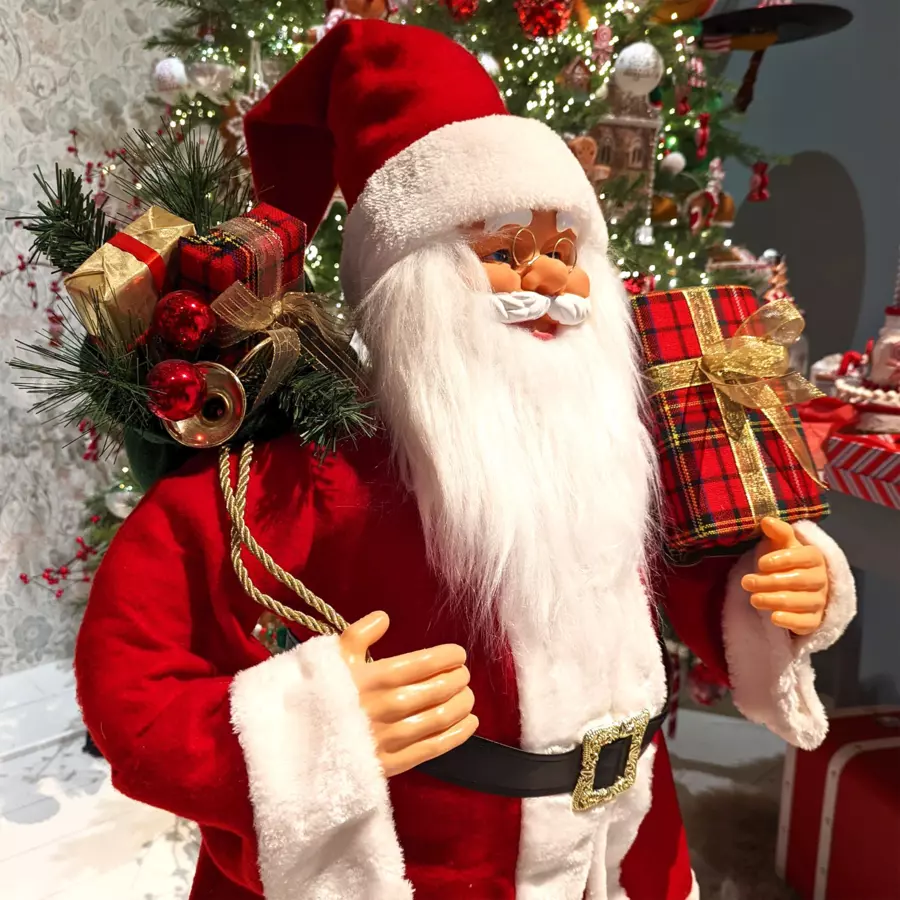 Papá Noel Jerry Alto 110 cm 4