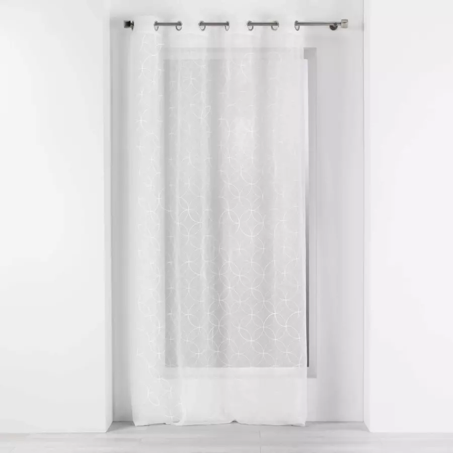 Vitrage (140 x 240 cm) Olympia Wit 4
