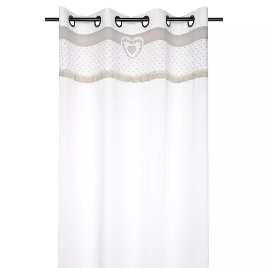Cortina semi opaca (140 X 260 cm) Berenice Beige 4